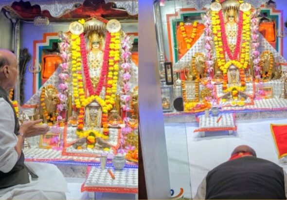 Rajnath Singh Tanot Mata Temple