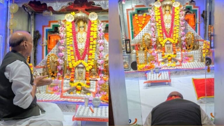 Rajnath Singh Tanot Mata Temple