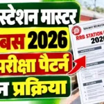RRB स्टेशन मास्टर सिलेबस 2026: हिंदी में पूरा पाठ्यक्रम, नया परीक्षा पैटर्न और चयन प्रक्रिया
