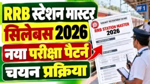 RRB स्टेशन मास्टर सिलेबस 2026: हिंदी में पूरा पाठ्यक्रम, नया परीक्षा पैटर्न और चयन प्रक्रिया